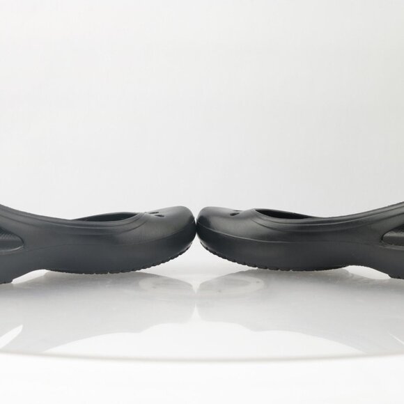 CROCS Womens Kadee Ballet Flat Size 10 Black Slip On Shoe Casual Comfy Beach - Picture 10 of 14